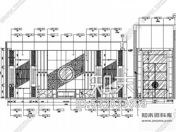 施工图苏州中式风情五星级会议酒店多功能厅装修施工图含效果cad施工图下载【ID:532033699】