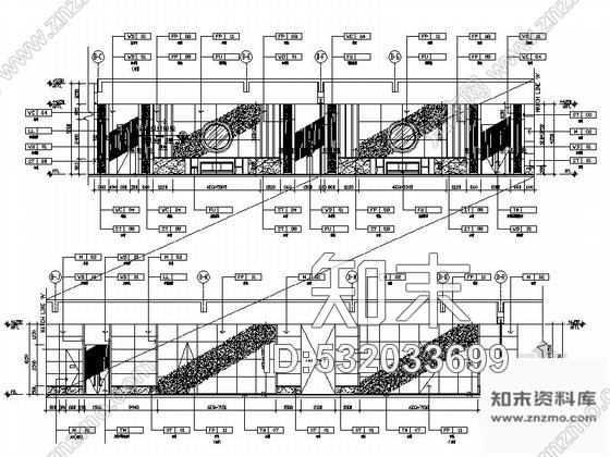 施工图苏州中式风情五星级会议酒店多功能厅装修施工图含效果cad施工图下载【ID:532033699】