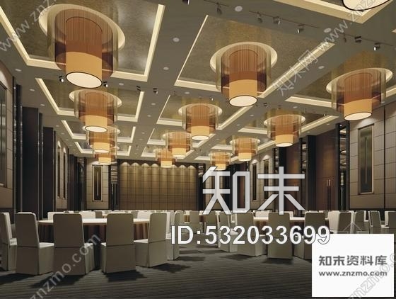 施工图苏州中式风情五星级会议酒店多功能厅装修施工图含效果cad施工图下载【ID:532033699】