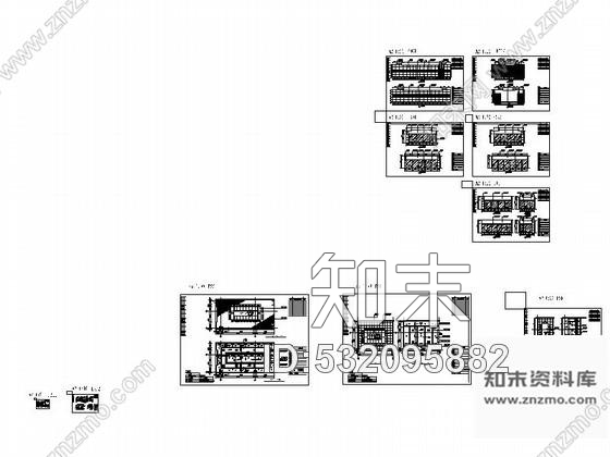 施工图某办公楼三个会议室装修图cad施工图下载【ID:532095882】