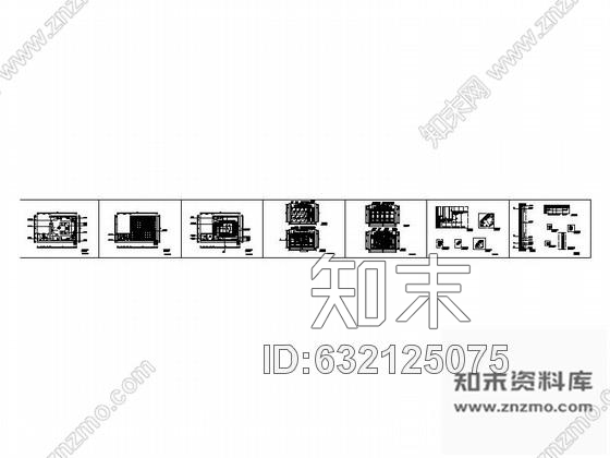 施工图北京时尚欧式量贩式KTV包间装修图cad施工图下载【ID:632125075】