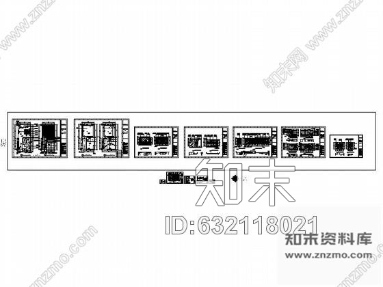 施工图东莞休闲会所桑拿客房室内装修图cad施工图下载【ID:632118021】