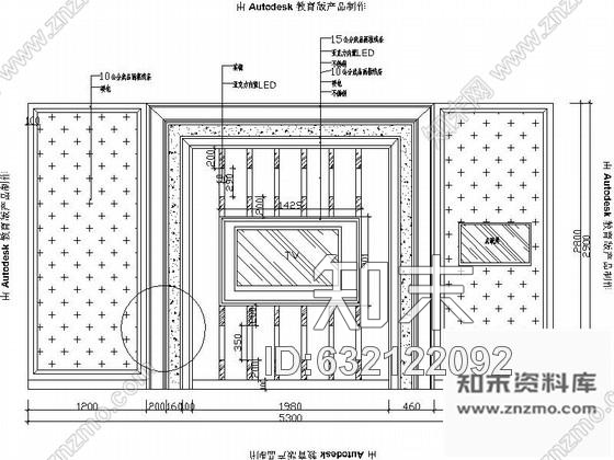施工图六安某豪华大气娱乐城KTV室内设计施工图cad施工图下载【ID:632122092】