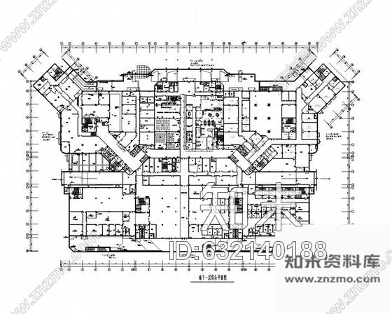 南京大型医院平面设计图cad施工图下载【ID:632140188】