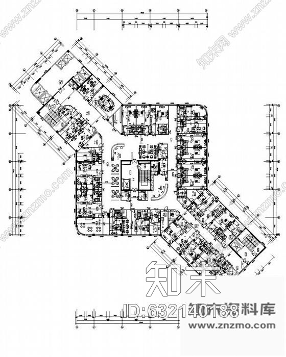 南京大型医院平面设计图cad施工图下载【ID:632140188】