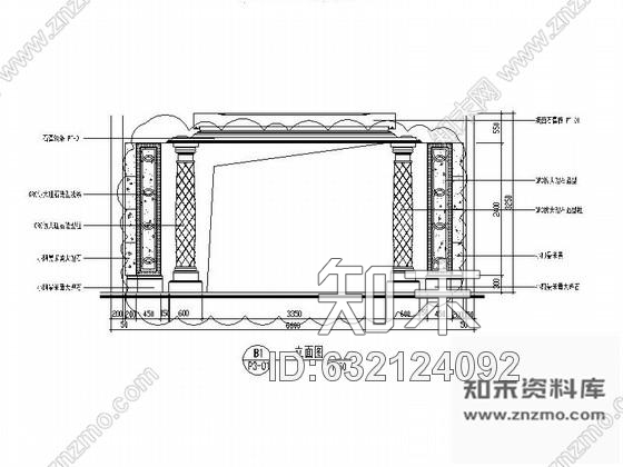 施工图时尚KTV走廊装修设计图含效果cad施工图下载【ID:632124092】