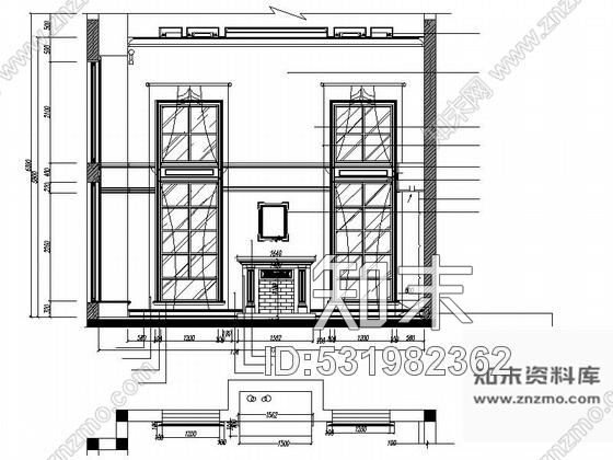 施工图昆明精致典雅双层别墅欧式风格装修图含效果图cad施工图下载【ID:531982362】