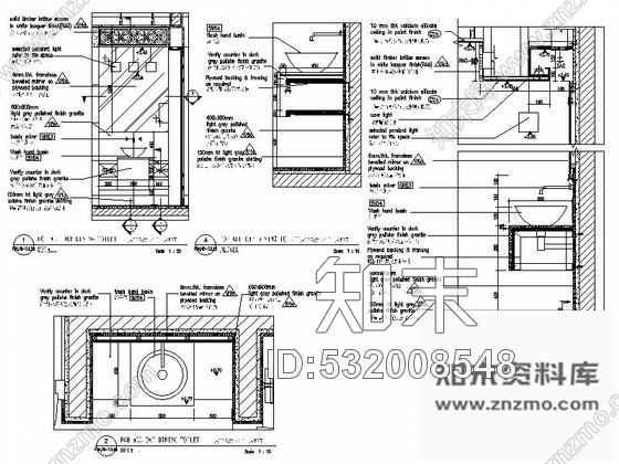 施工图杭州某知名酒店全日制餐厅室内装修图cad施工图下载【ID:532008548】