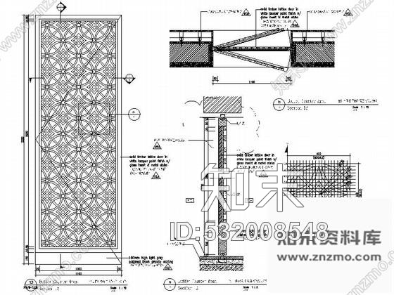 施工图杭州某知名酒店全日制餐厅室内装修图cad施工图下载【ID:532008548】