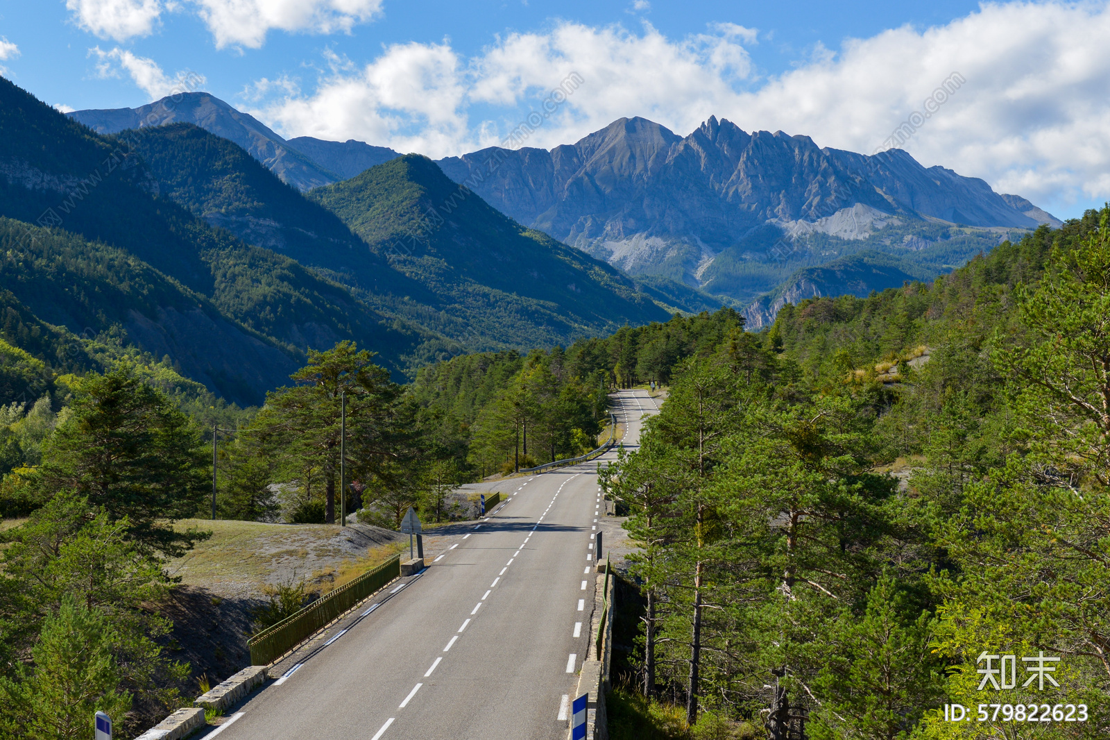 鸟瞰公路风景贴图下载