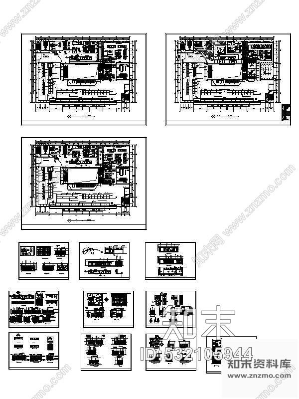 施工图大型陶瓷标准店展示厅含效果施工图下载【ID:532105944】