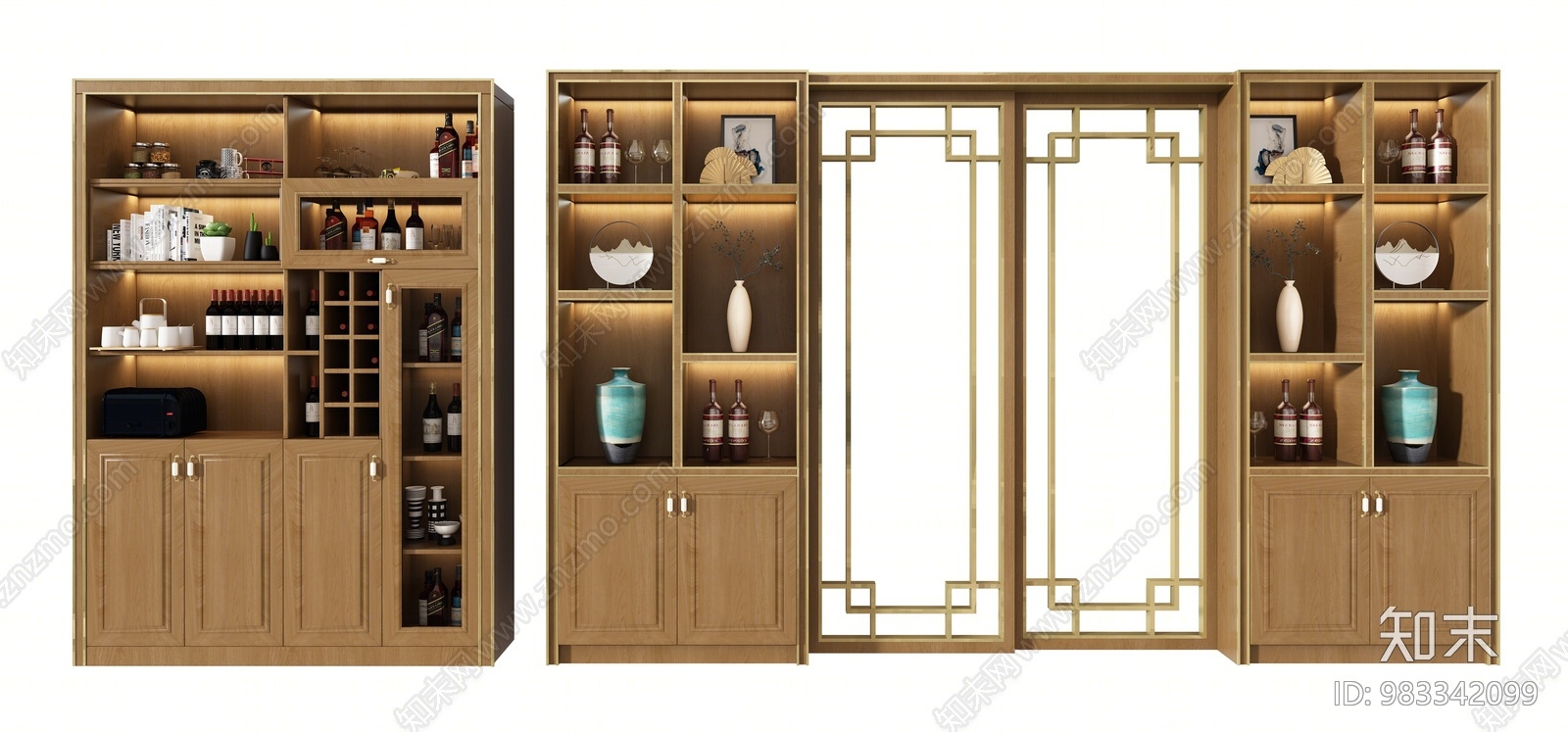 vr新中式酒柜组合3d模型下载 id: 983342099 复制 27 0 更新时间:2021