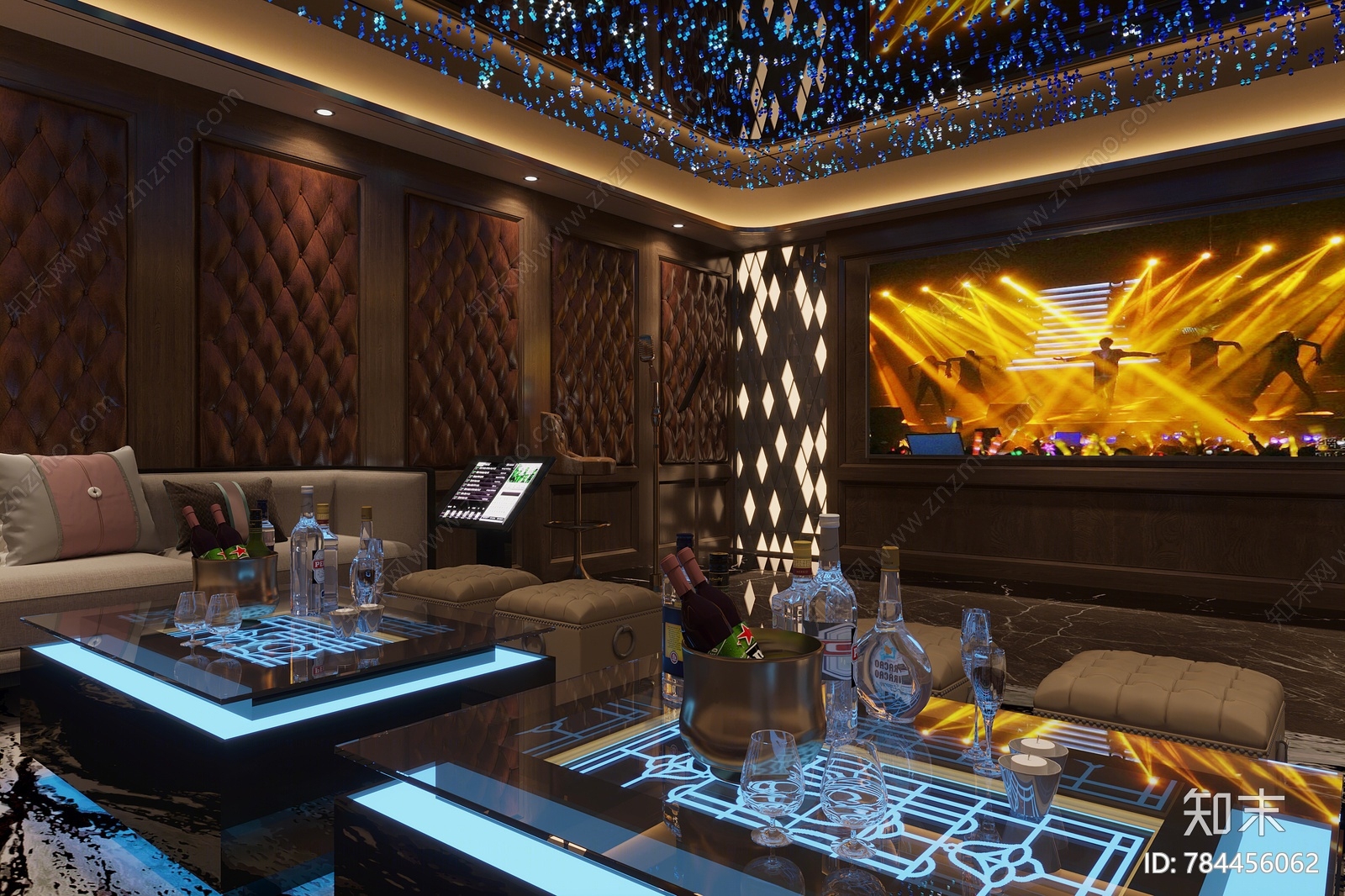 新中式ktv3d模型下载【id:784456062】