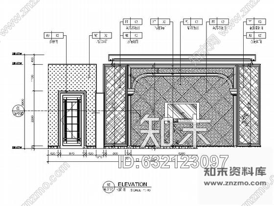 施工图山东时尚KTV包间室内装修图含效果cad施工图下载【ID:632123097】