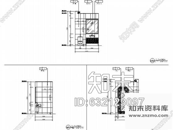 施工图山东时尚KTV包间室内装修图含效果cad施工图下载【ID:632123097】