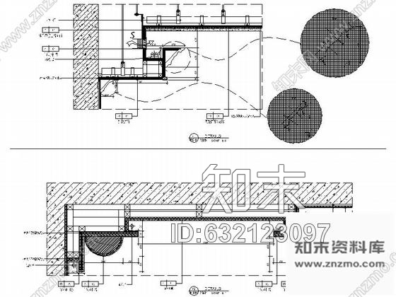 施工图山东时尚KTV包间室内装修图含效果cad施工图下载【ID:632123097】