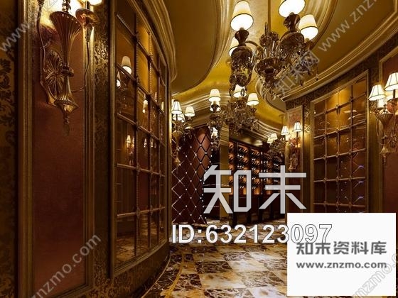 施工图山东时尚KTV包间室内装修图含效果cad施工图下载【ID:632123097】