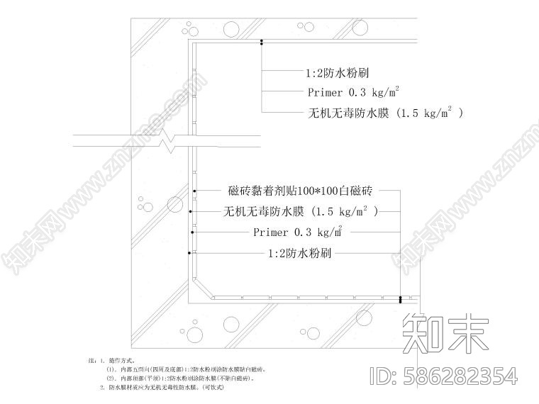 水池防水节点施工图下载