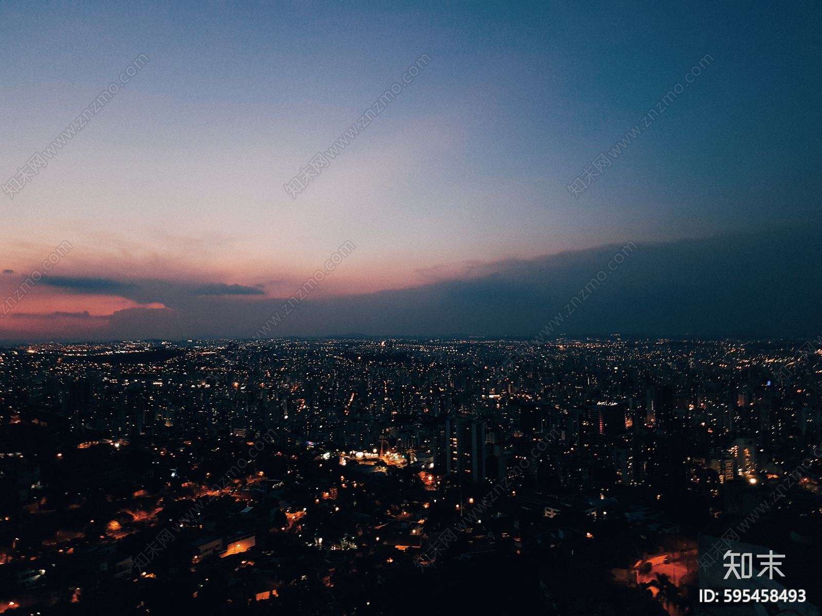 高清城市夜景贴图下载