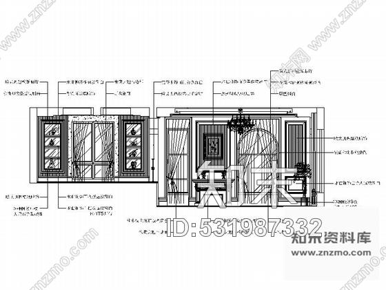 施工图某奢华欧式别墅室内装饰装修图cad施工图下载【ID:531987332】