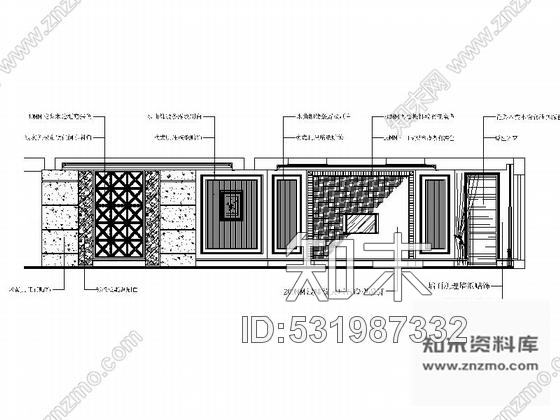 施工图某奢华欧式别墅室内装饰装修图cad施工图下载【ID:531987332】