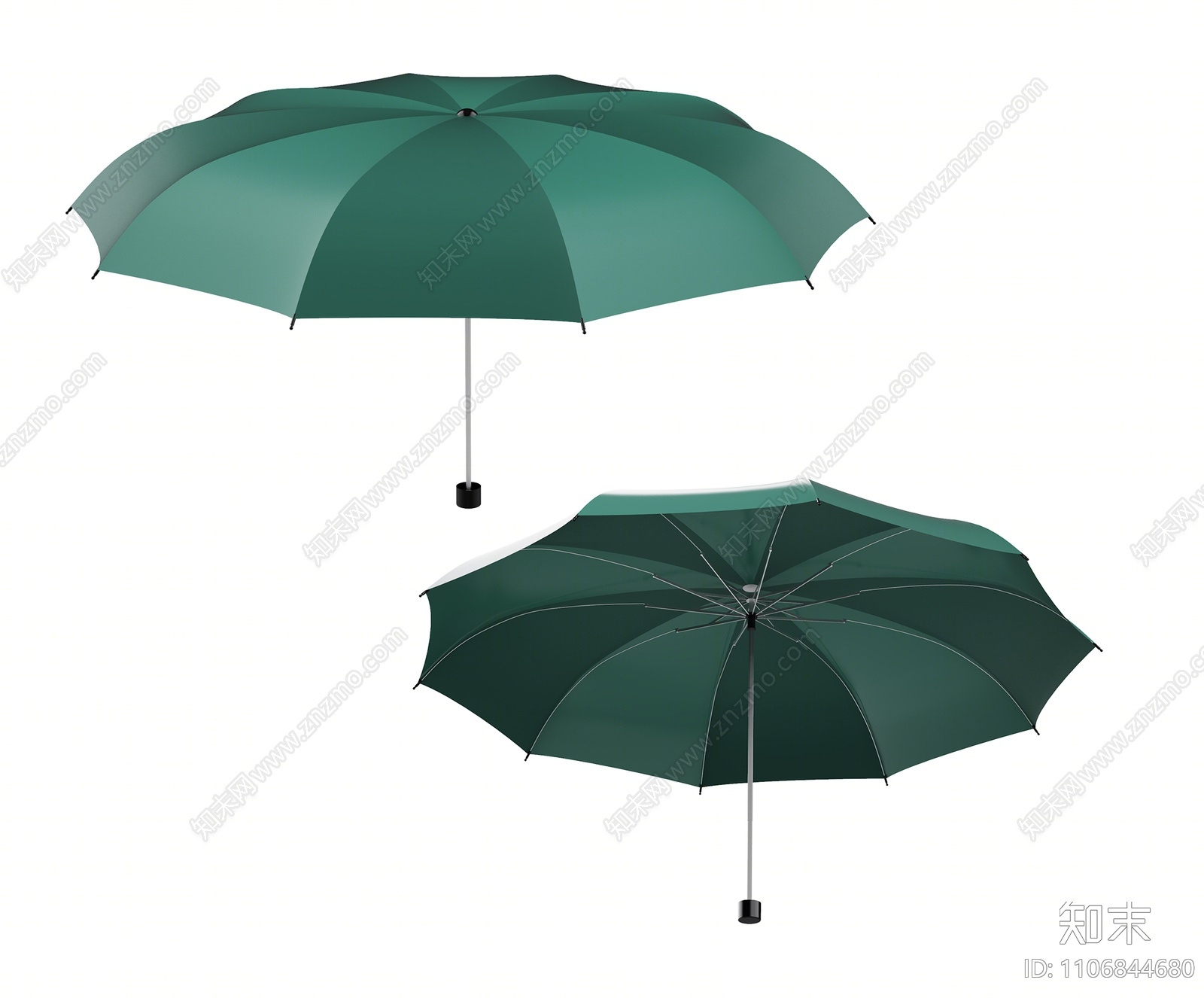 现代雨伞3d模型下载
