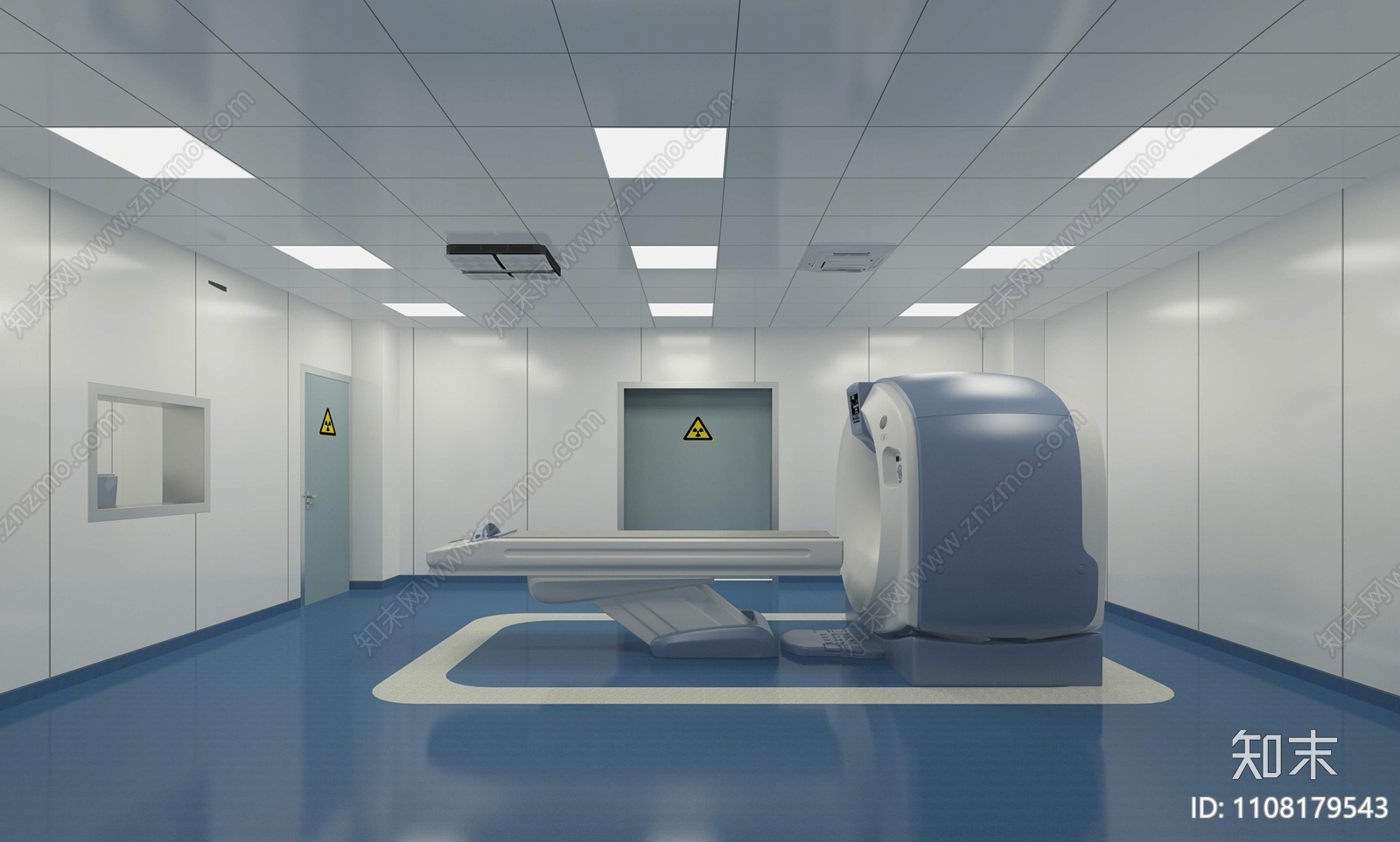 现代医院核磁共振室3d模型下载