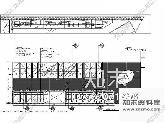 施工图杭州面包新语品牌店铺室内装修图cad施工图下载【ID:532071756】