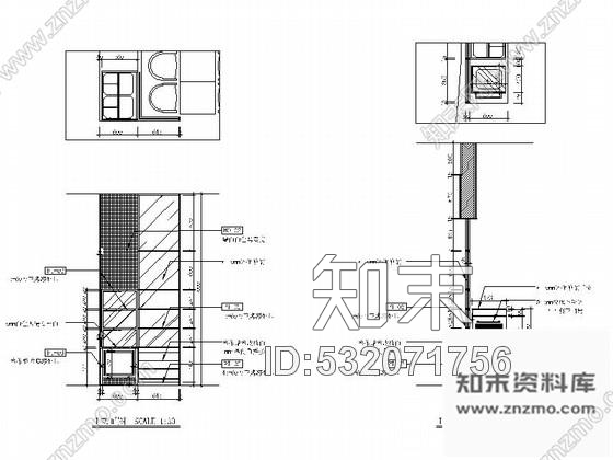 施工图杭州面包新语品牌店铺室内装修图cad施工图下载【ID:532071756】