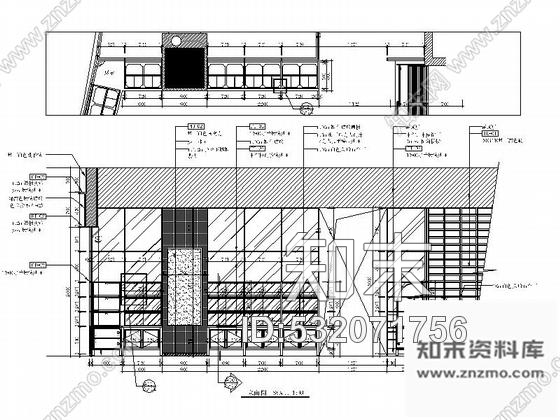 施工图杭州面包新语品牌店铺室内装修图cad施工图下载【ID:532071756】