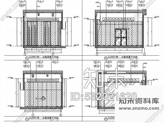 施工图西藏时尚五星级酒店健身瑜伽室装修施工图含效果图cad施工图下载【ID:532021620】