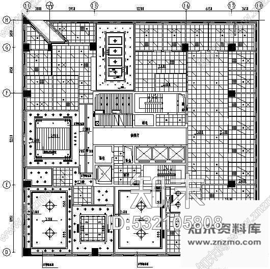 施工图某办公空间装修图cad施工图下载【ID:532105808】