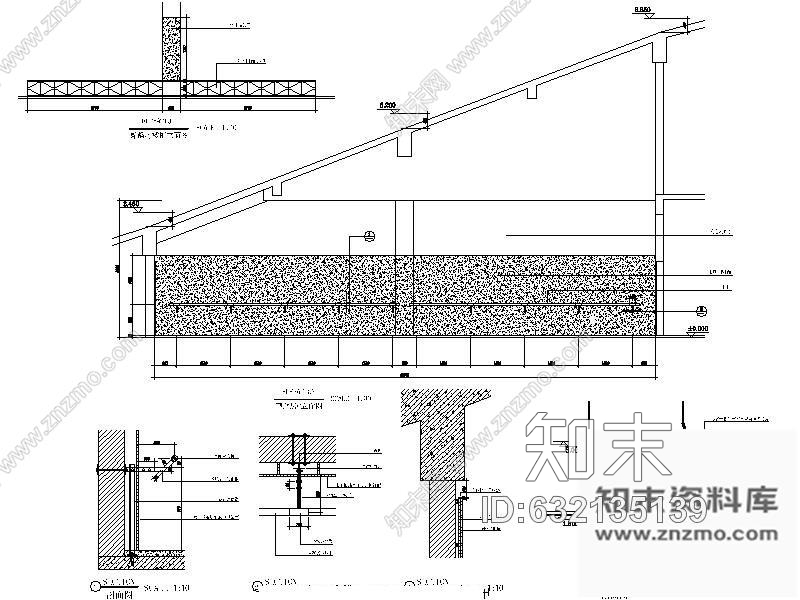 施工图某文化馆设计装修图cad施工图下载【ID:632135139】