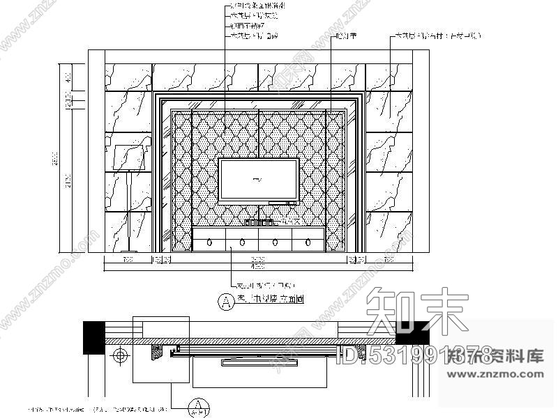 施工图现代精致双层别墅室内装修图含效果cad施工图下载【ID:531991378】