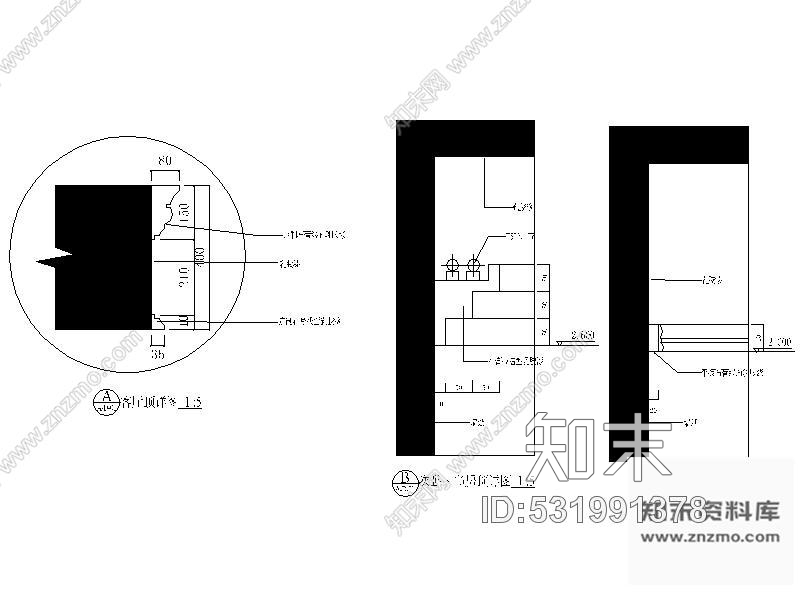 施工图现代精致双层别墅室内装修图含效果cad施工图下载【ID:531991378】