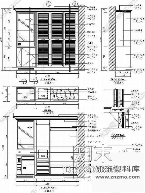 施工图标准客房装修图cad施工图下载【ID:532063653】