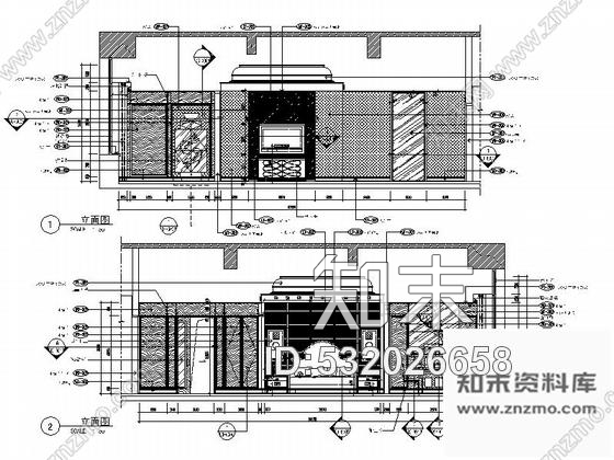 施工图内蒙古高档欧式风格酒店会所客房装修CAD施工图含效果图cad施工图下载【ID:532026658】