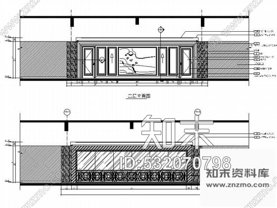 施工图武汉奢华国际城售楼部装修图含效果cad施工图下载【ID:532070798】