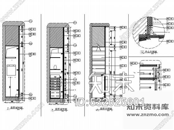 施工图广东综合商业广场五星级豪华商务会议型酒店CAD装修施工图施工图下载【ID:532025601】