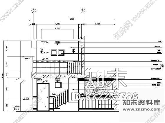 图块/节点某酒店大堂立面图cad施工图下载【ID:832252786】