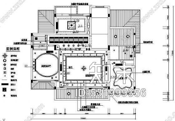 某三层别墅装修图cad施工图下载【ID:531999356】