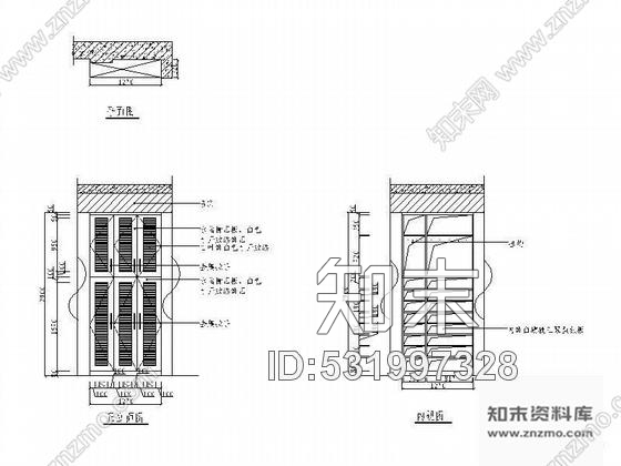 四层别墅设计方案图cad施工图下载【ID:531997328】