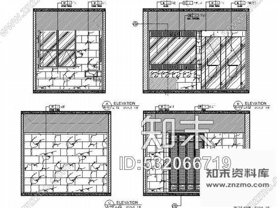 施工图四川高端理疗康复spa连锁店室内装修图含效果cad施工图下载【ID:532066719】