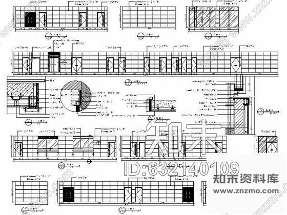 施工图精品成套综合医院室内装修设计图cad施工图下载【ID:632140109】