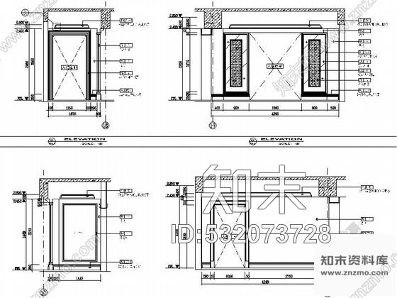 施工图浙江某住宅小区售楼处室内装修施工图cad施工图下载【ID:532073728】