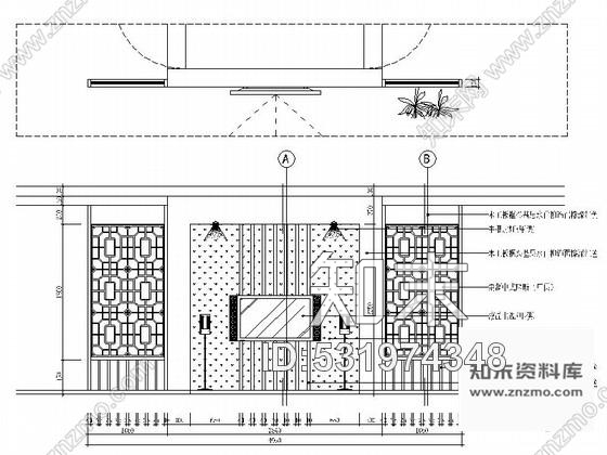 施工图新沂现代高档中式联体别墅装修图cad施工图下载【ID:531974348】