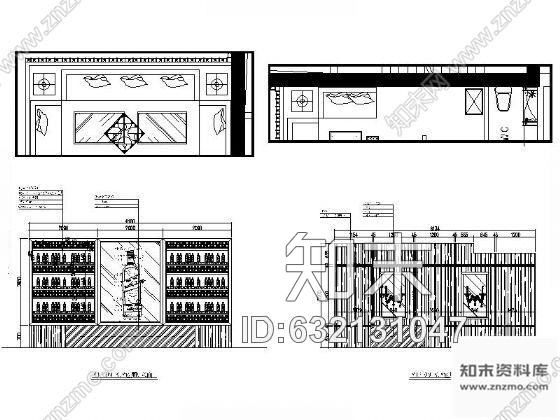 施工图假日酒店KTV空间装修图cad施工图下载【ID:632131047】