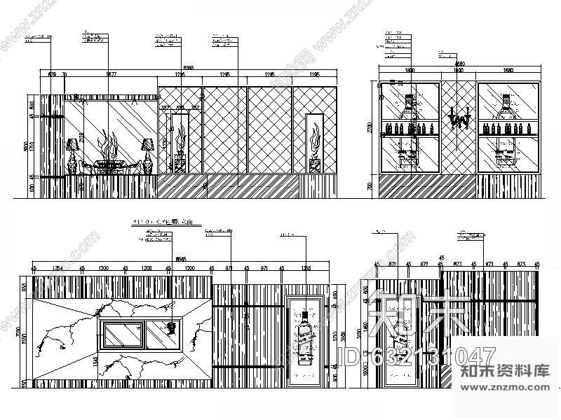 施工图假日酒店KTV空间装修图cad施工图下载【ID:632131047】