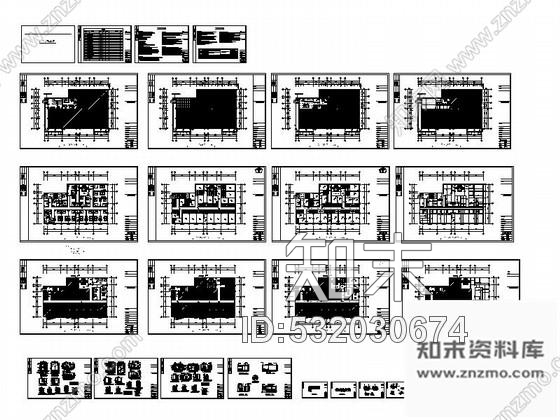 施工图海口某全国连锁快捷酒店装修图cad施工图下载【ID:532030674】