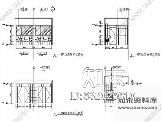 施工图东莞五星级商务酒店高档治安管理楼室内CAD装修施工图施工图下载【ID:532025610】